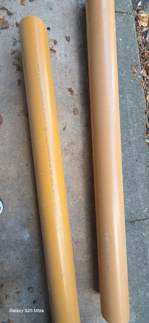  — Brown Plastic Waste Pipe – Cut Lengths