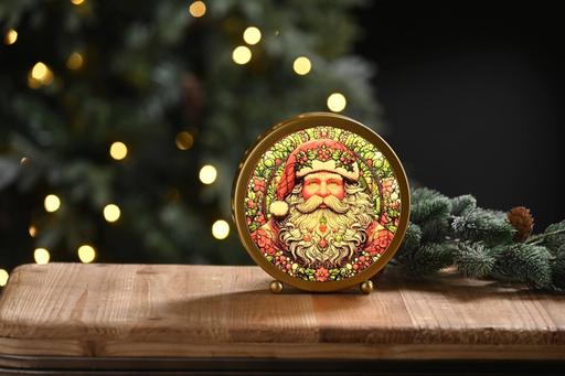  — Stained Glass Santa