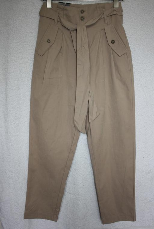 — Max beige taper leg trousers size 26w