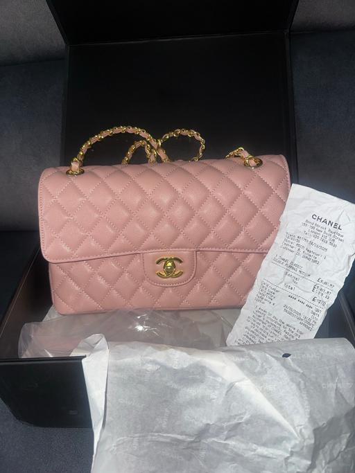  — Pink Chanel Double Flap Shoulder Bag