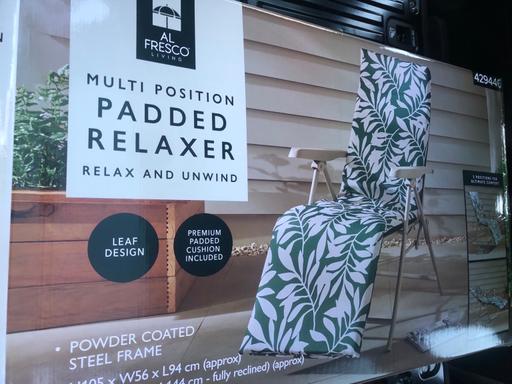  — Padded relaxer/chair