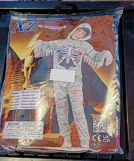  — mummy costume age 9-11 & 12-14. new