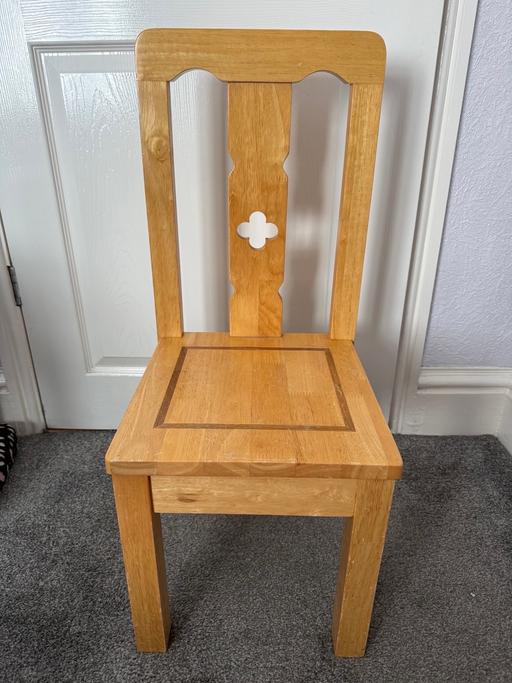  — Child’s Solid Wooden Chair