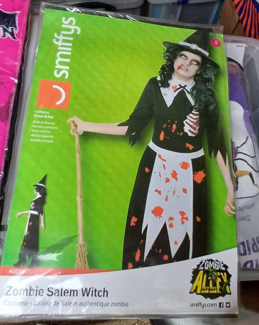  — zombie Salem witch size 8-10 small adults new