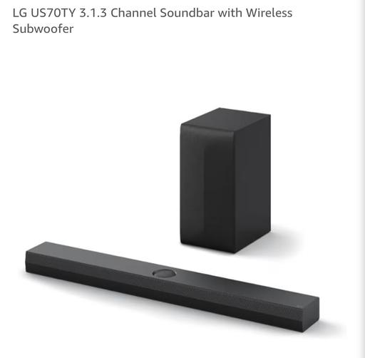  — LG Soundbar and Subwoofer US70TY  (brand new)