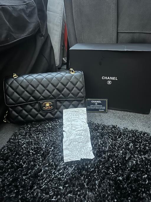  — Black Classic Chanel Double Flap Shoulder Ba