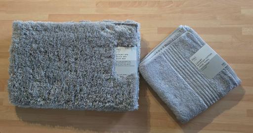  — M&S Luxury Spa Bath Mat & 2 Egyptian Cotton H