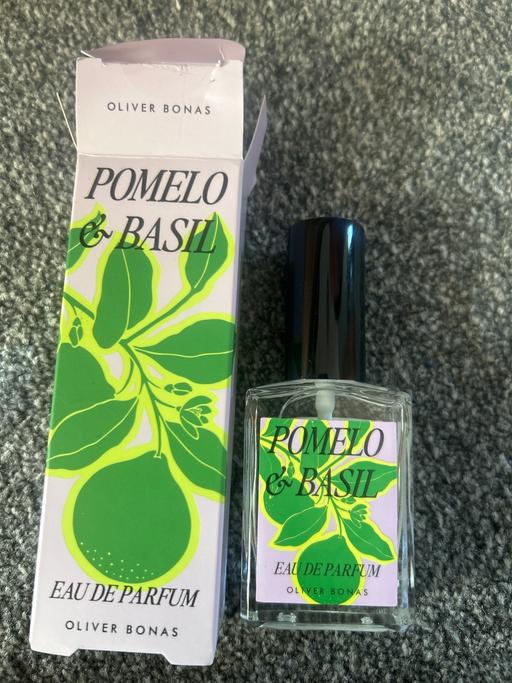  — Oliver Bonas EDP. Pomelo & basil. 24ml. New