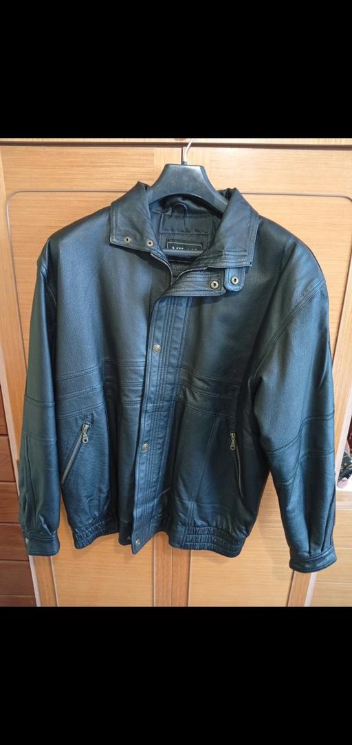  — MILAN Real Leather Jacket , Size Large , New