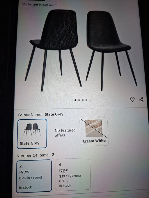  — 2 Dining Room Chairs.