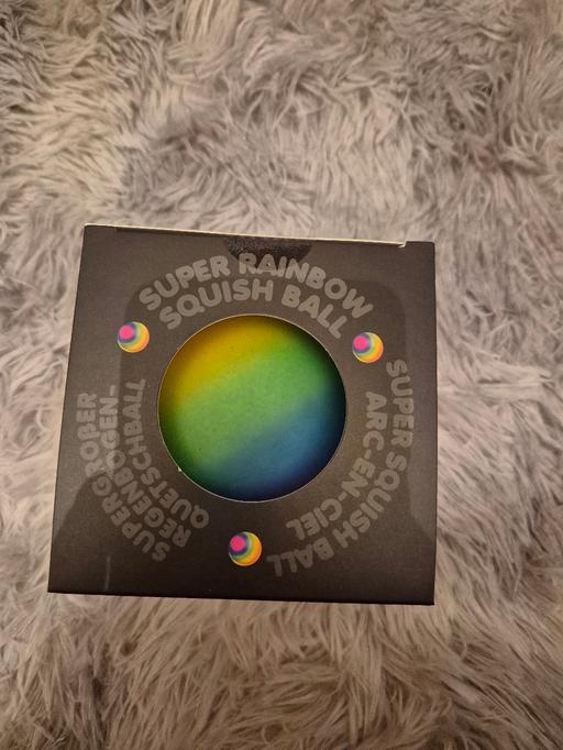  — new Super Rainbow Squish Ball