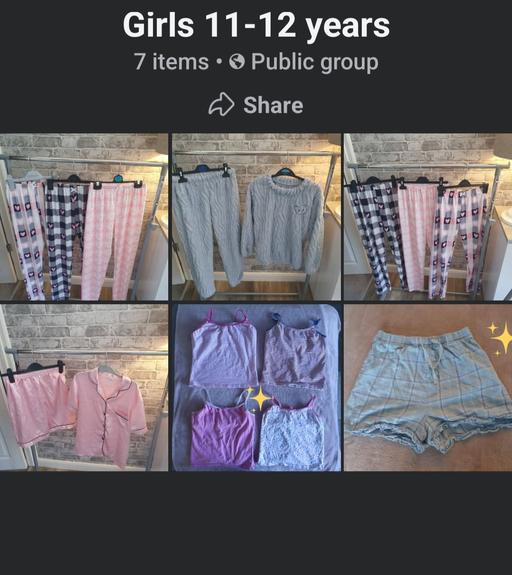  — girls 11-12 years pj bundle