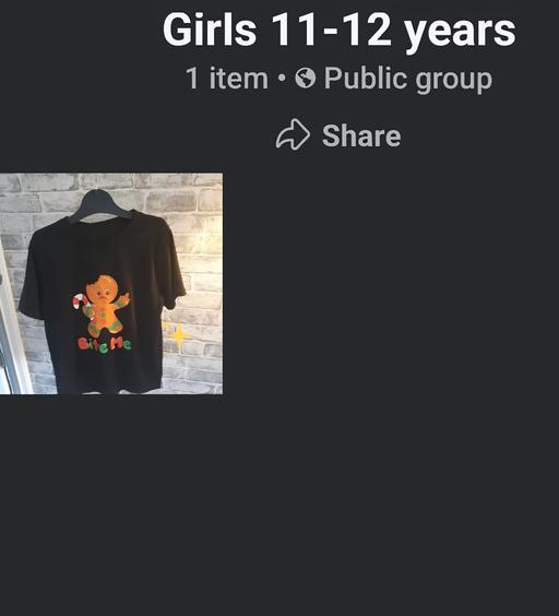  — Christmas top age 11-12 years