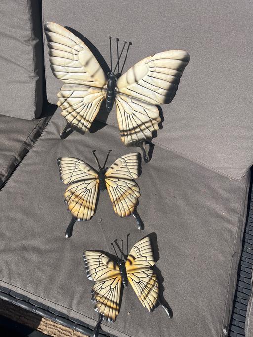  — Art Deco 3 butterflies