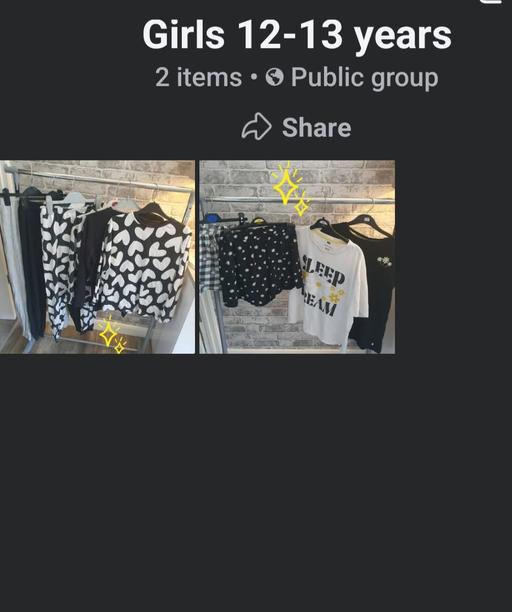  — girls 12-13 years pj bundle