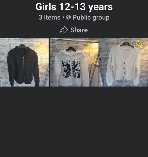  — girls 12-13 years jacket and cardigan bundle