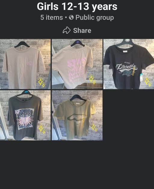  — girls 12-13 years top bundle new