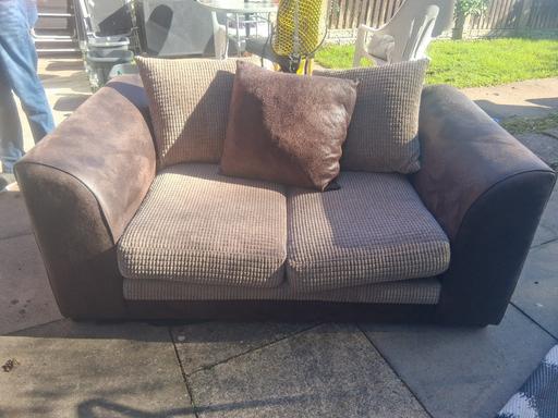  — 2 Seater Sofa Brown 