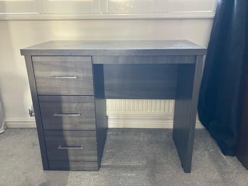  — 3 drawer dressing table with stool