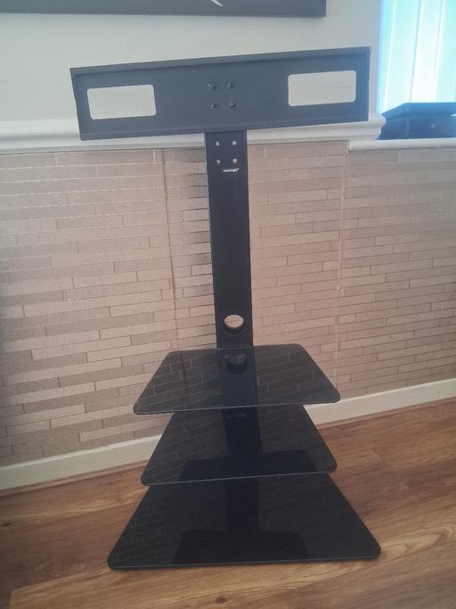  — Black TV Stand with three  shelf