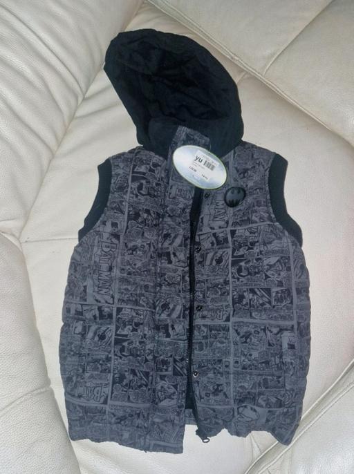  — BatMan Comic Panel Hooded Gilet