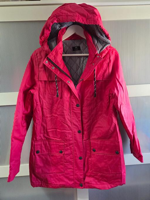  — Size 12 F&F dark pink coat