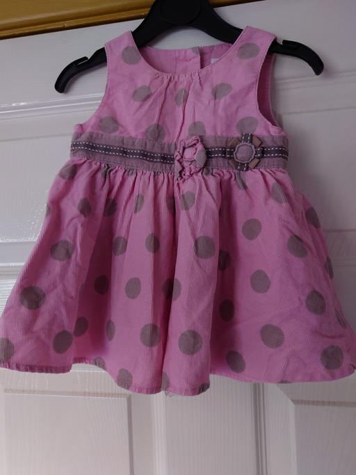  — Baby girls pink spotty dress size up to 3M