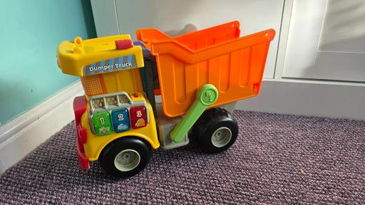  — Interactive Dumper Truck Toy — Lights & Sound