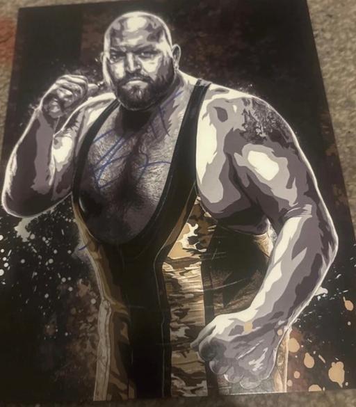  — WWE Big Show Hand signed Print