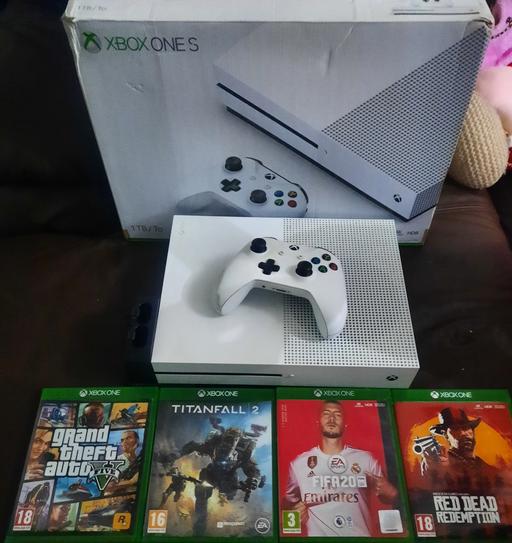  — Xbox One S 1tb Leads Controller Games Box