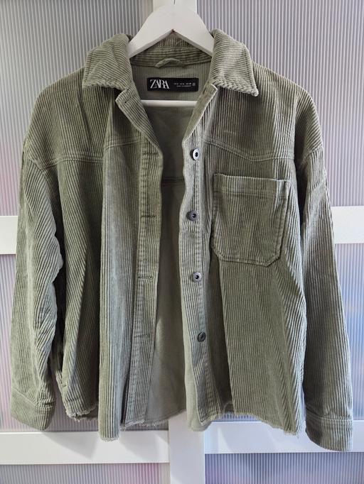  — Size S ZARA khaki shacket