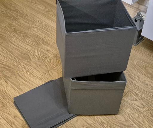  — Ikea Kallax Inserts grey x 4