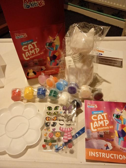  — brand new CAT LAMP PAINTING KIT