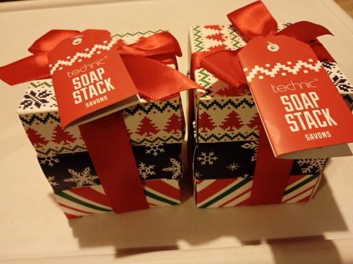  — 2 brand new SOAP STACKS GIFT SETS
