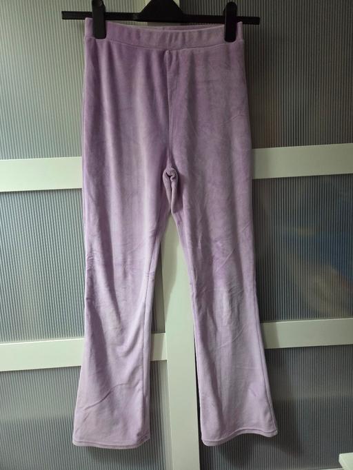  — Age 12-13 NUTMEG lilac velour trousers