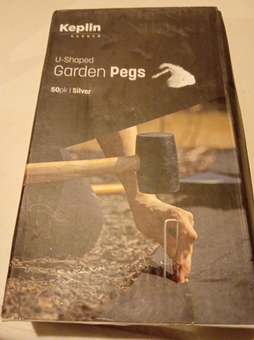  — brand new box of 50 Garden pegs