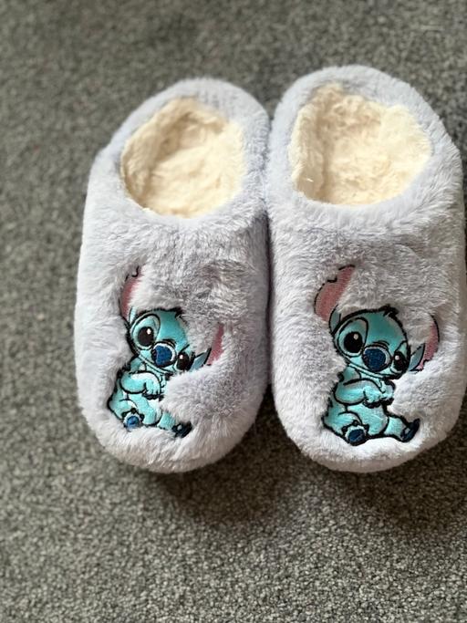  — Stitch slippers size 3 M & S