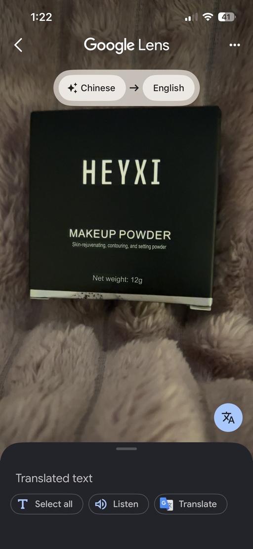  — HEYXI Makeup Powder- shade 01 natural