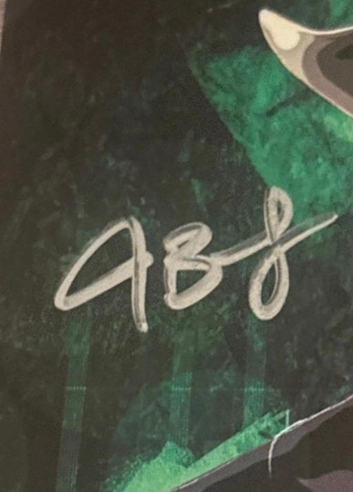  — WWE JBL handsigned print