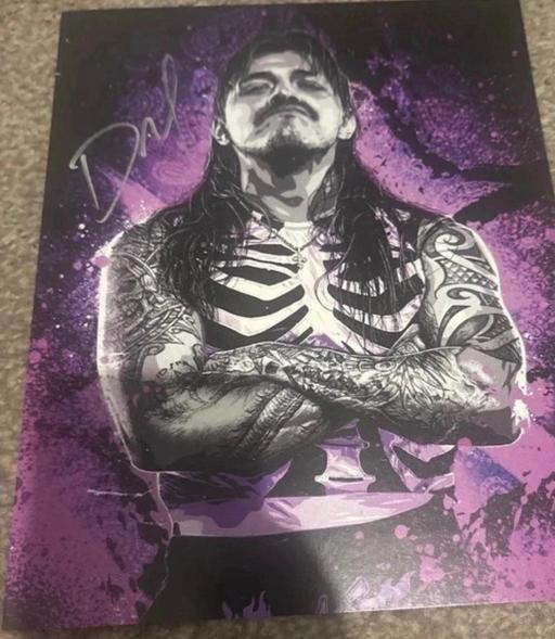  — WWE Dominic mysterio hand-signed print