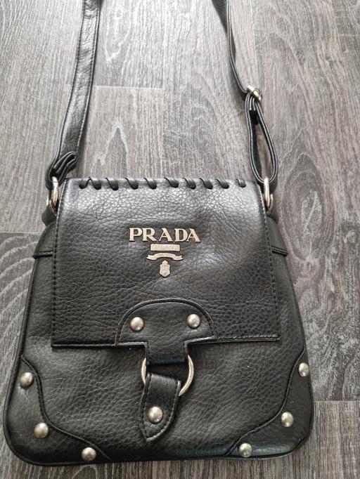  — Prada black shoulder bag