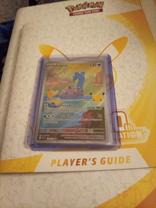  — pokemon 30th Anniversary Lapras card