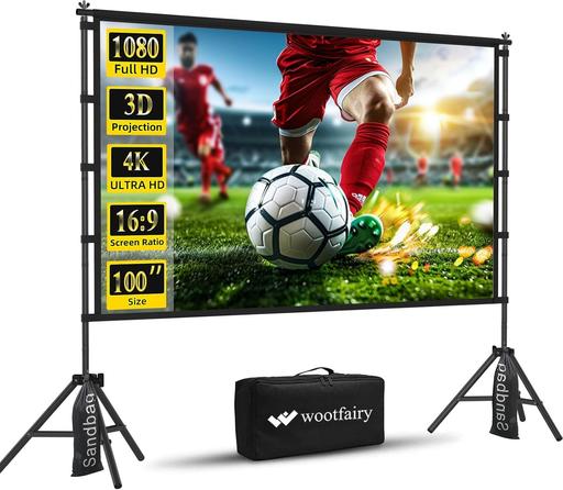  — 100Inch Projector Screen with Stand