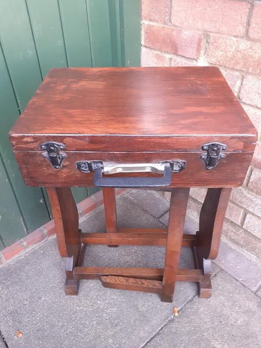  — Vintage Wooden Storage Box(LU33BY)