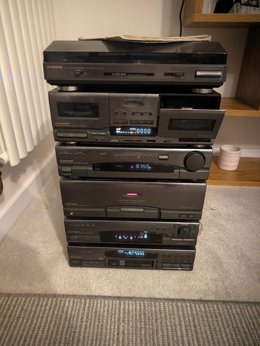  — pioneer seperates hifi