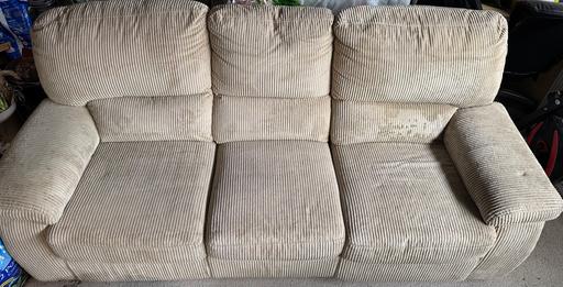  — 3 seater full back sofa with recliner