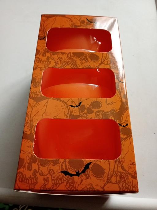  — new box of 3 Halloween juice glasses