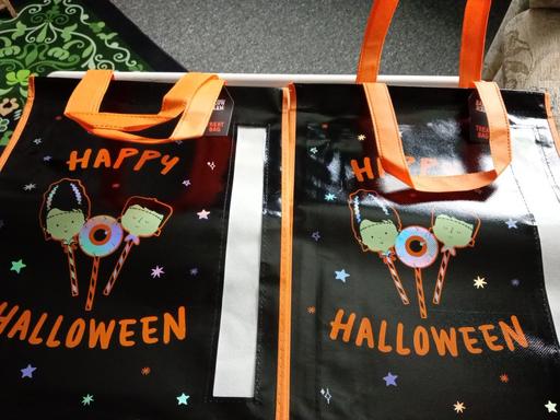  — 2 brand new Halloween TREAT BAGS