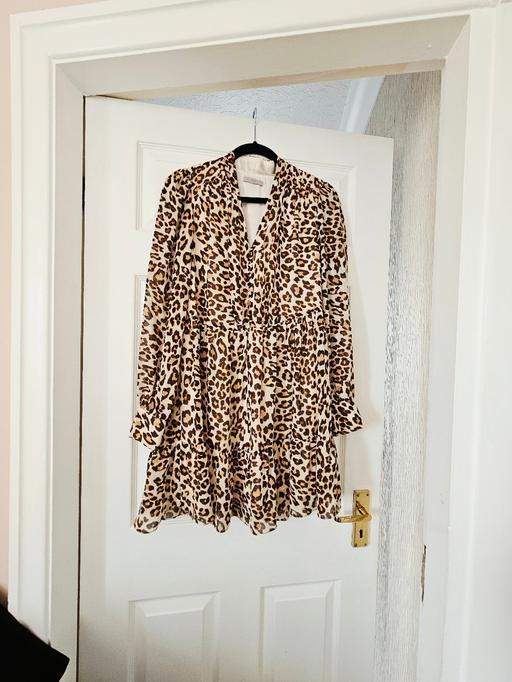  — H&M animal pattern dress, size 12/14
