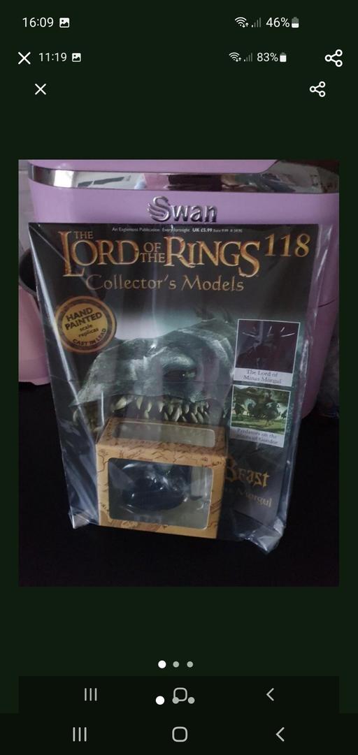  — lord of the rings collectors model issue 118